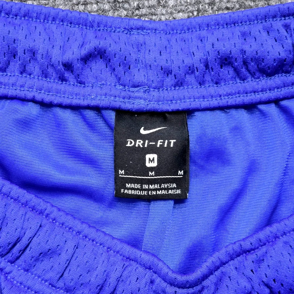 Nike Dri-FIT Men's Medium Royal Blue Mesh Athletic Basketball Shorts 8 Inseam